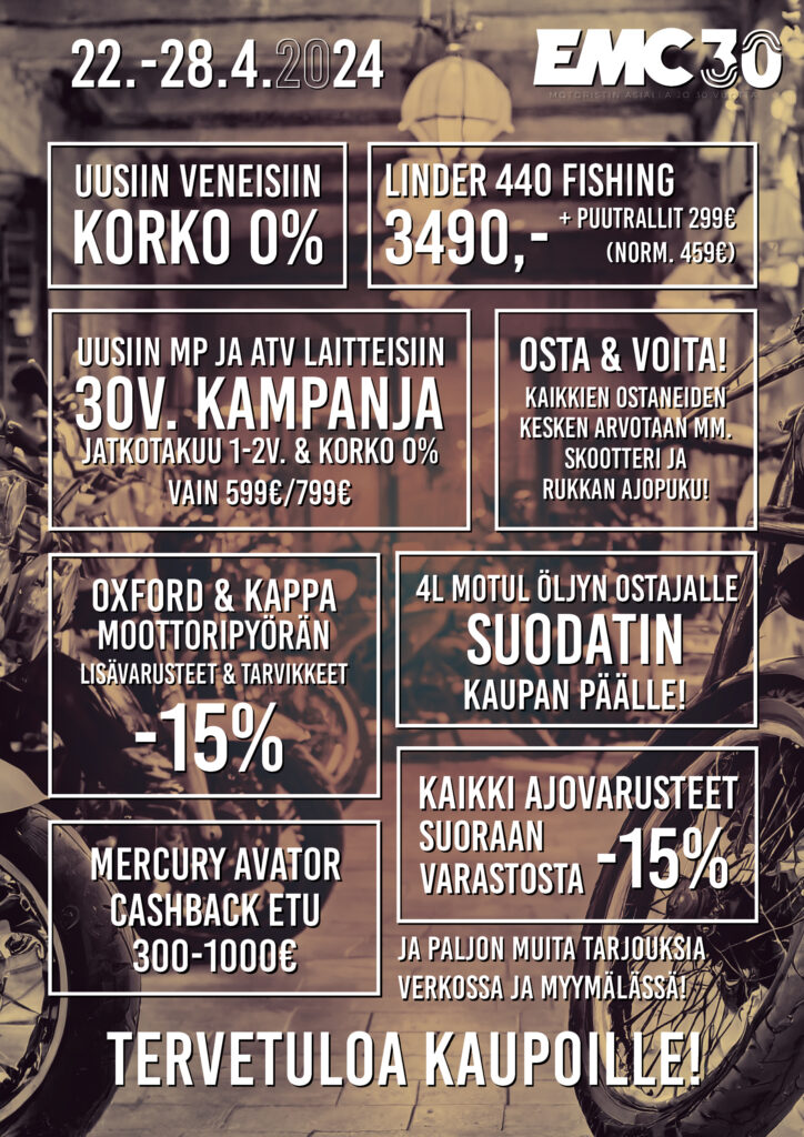 EMC 30v. Synttäriviikko 22.- 27.4.2024 Synttariviikko2