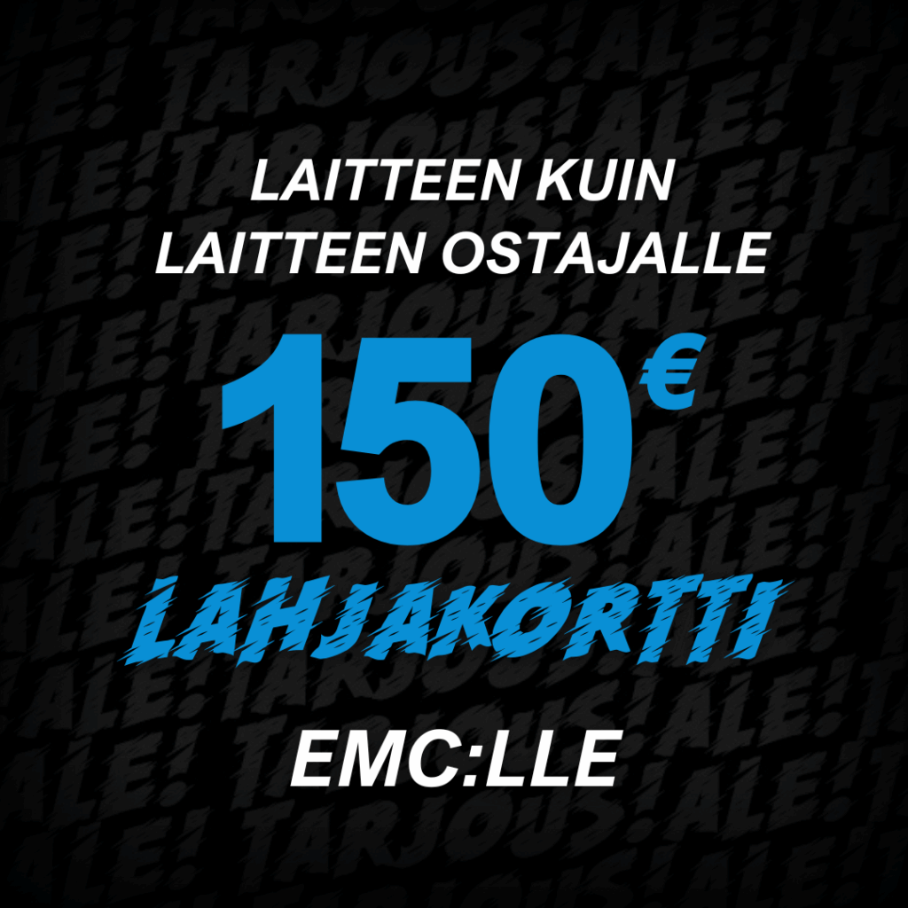 150 lahjakortti black week