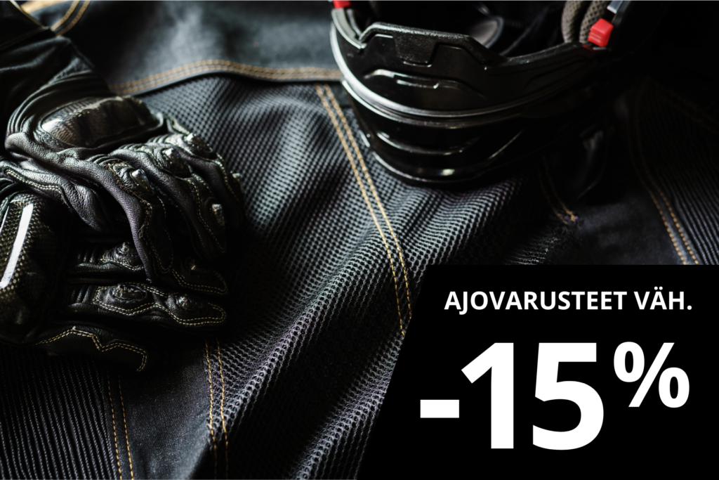 AJOVARUSTEET VAHINTAAN 15 MYYMALASTA 2